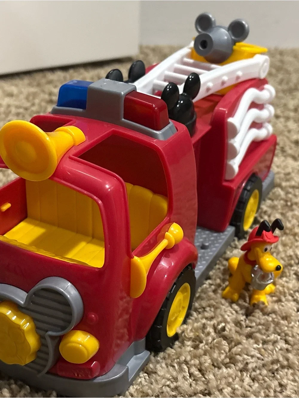 Disney Mickey Mouse Clubhouse Firetruck - No Mickey (Pluto Only)